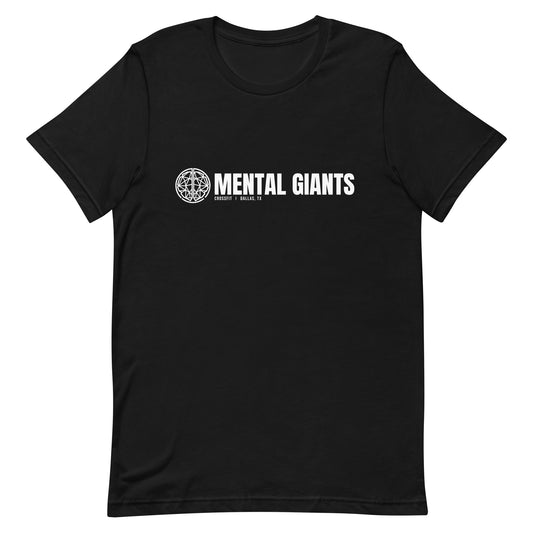 Mental Giants Classic Tee in Black - Unisex