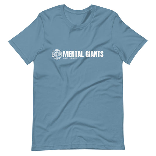 Mental Giants Classic Tee in Steel Blue - Unisex